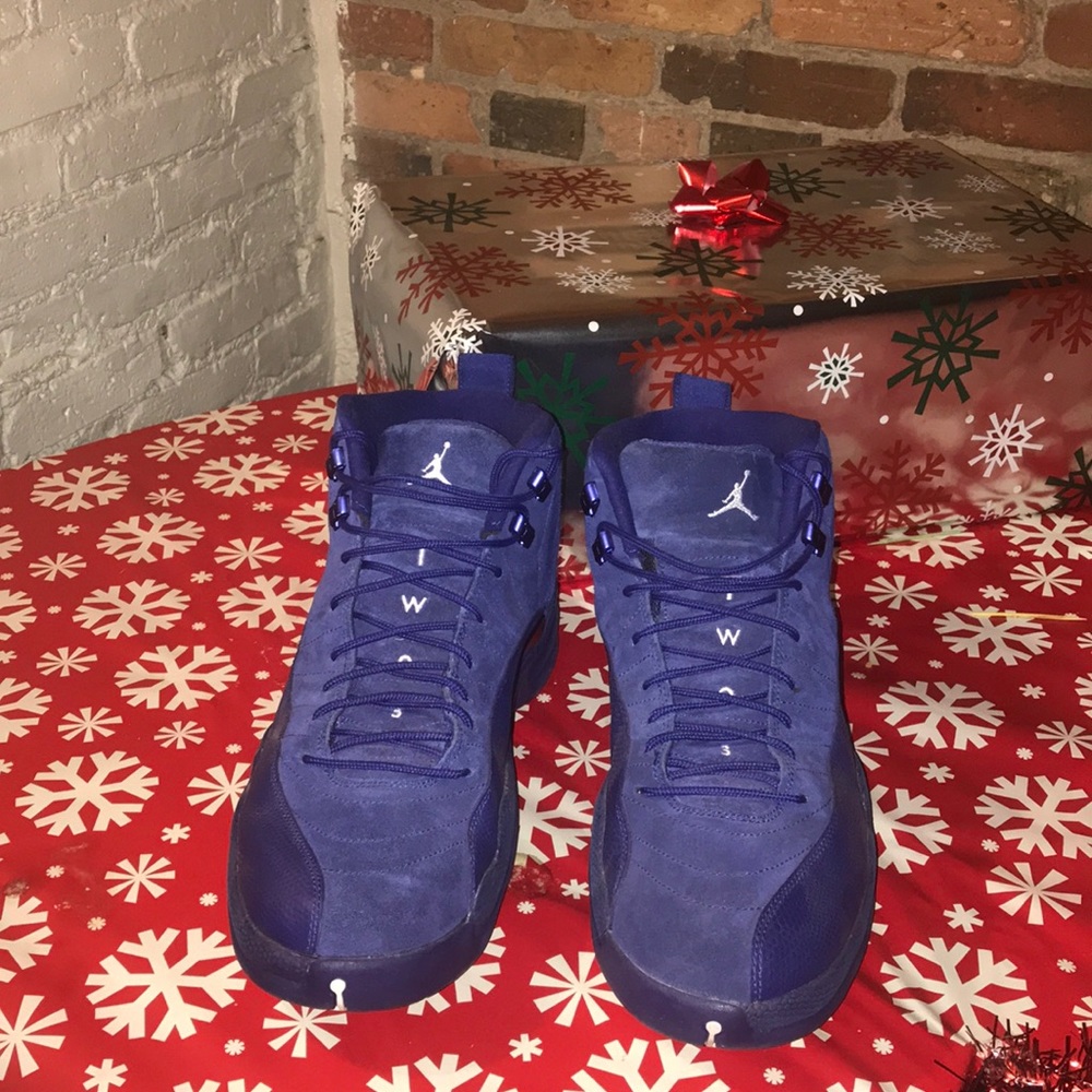 Blue Jordan 12s size 13.